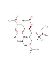 Astatech (1S,2R)-1-((2R,3R,4S)-3-ACETAMIDO-4-ACETOXY-6-CHLORO-6-(METHOXYCARBONYL)TETRAHYDRO-2H-PYRAN-2-YL)PROPANE-1,2,3-TRIYL TRIACETATE; 0.25G; Purit